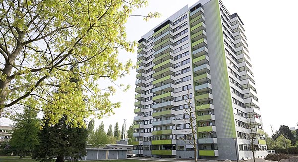 Passivhochhaus Buggi50 Weingarten